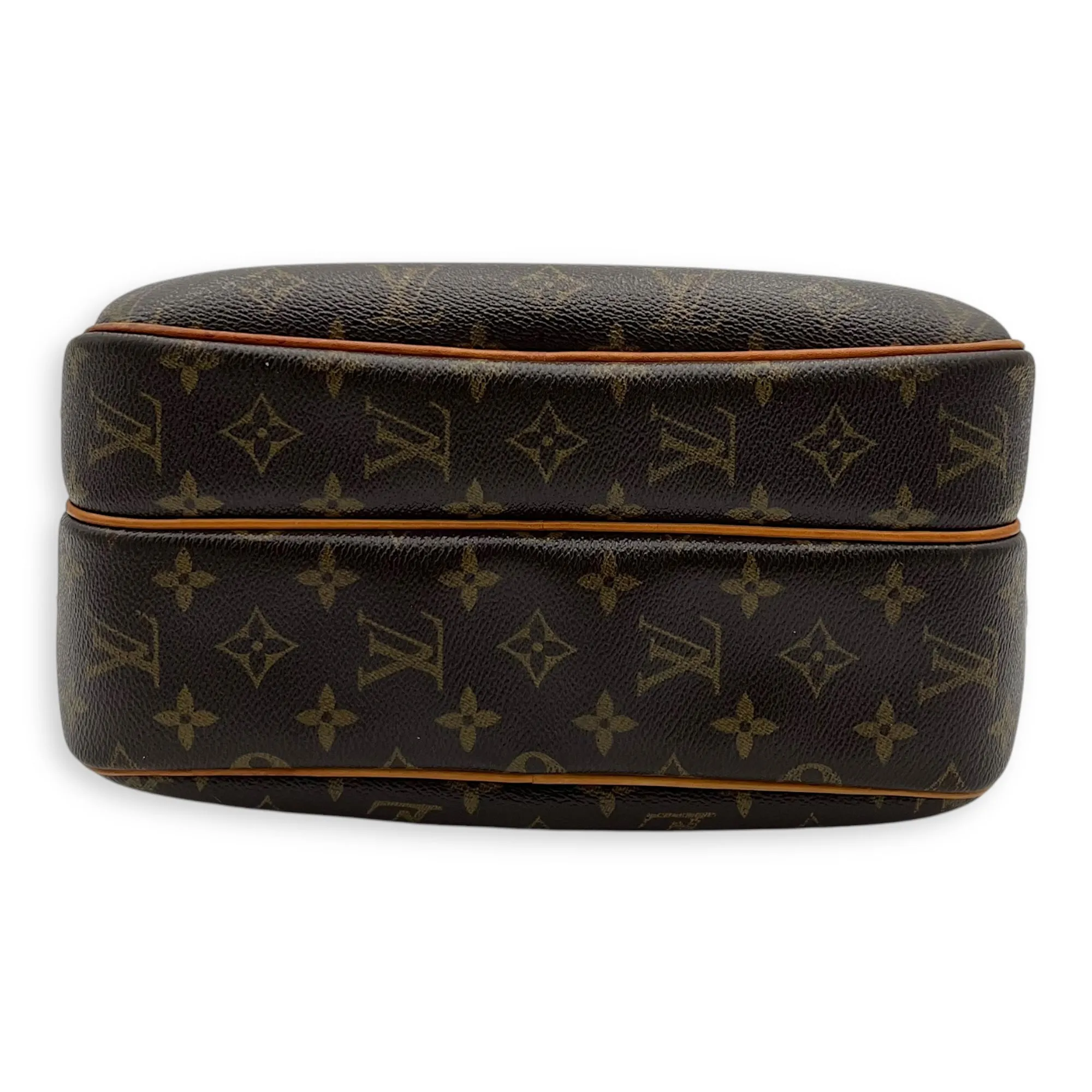 Reporter Brown Messenger in Monogram Coated Canvas, Gold hardware