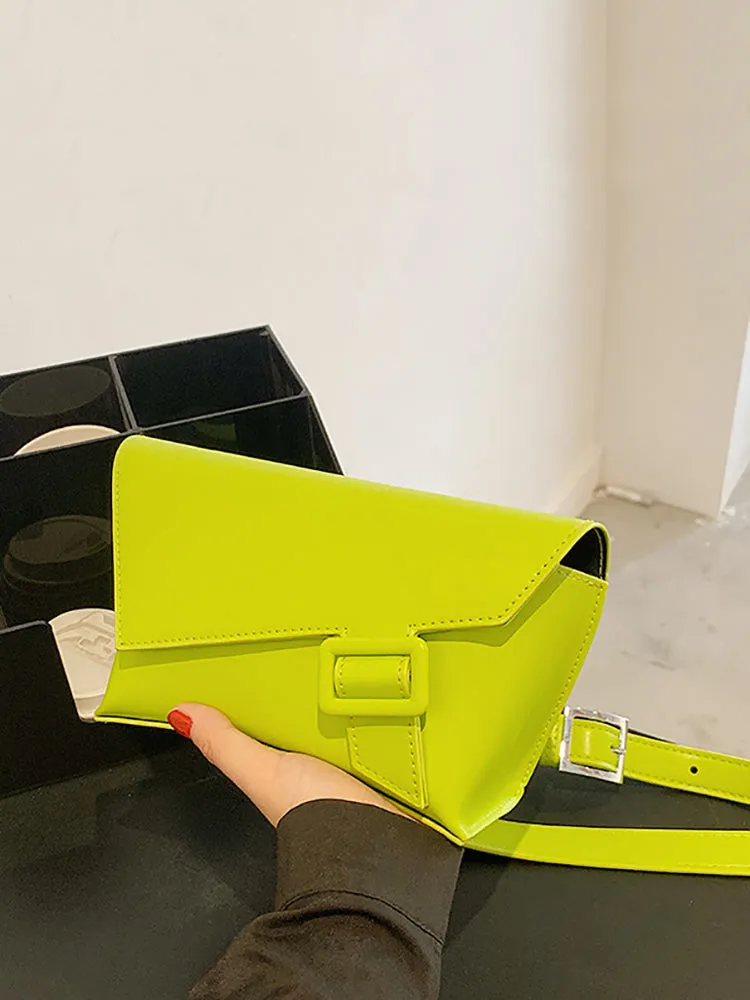 Retro Solid Color Leather Bags