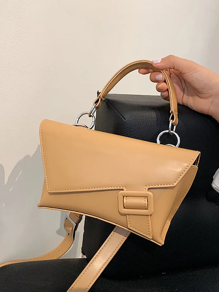 Retro Solid Color Leather Bags