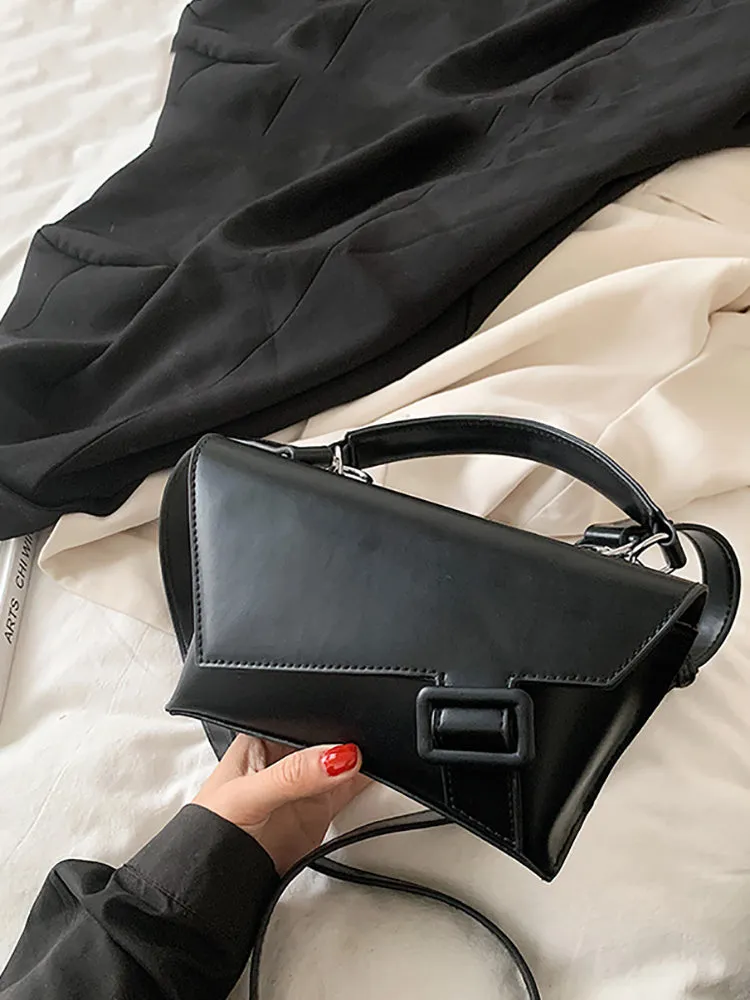 Retro Solid Color Leather Bags
