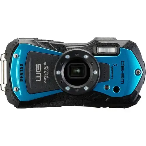 Ricoh WG-90 Digital Camera (Blue)