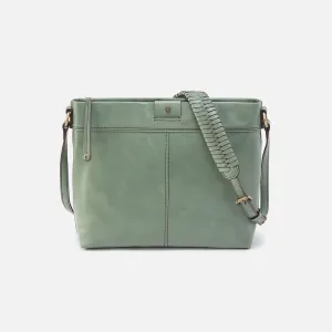 Romy Medium Crossbody In Polished Leather - Jade