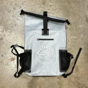 RUGGED LIFE 40L WATERPROOF DRY & HAUL BAG BACKPACK WITH PADDED STRAPS