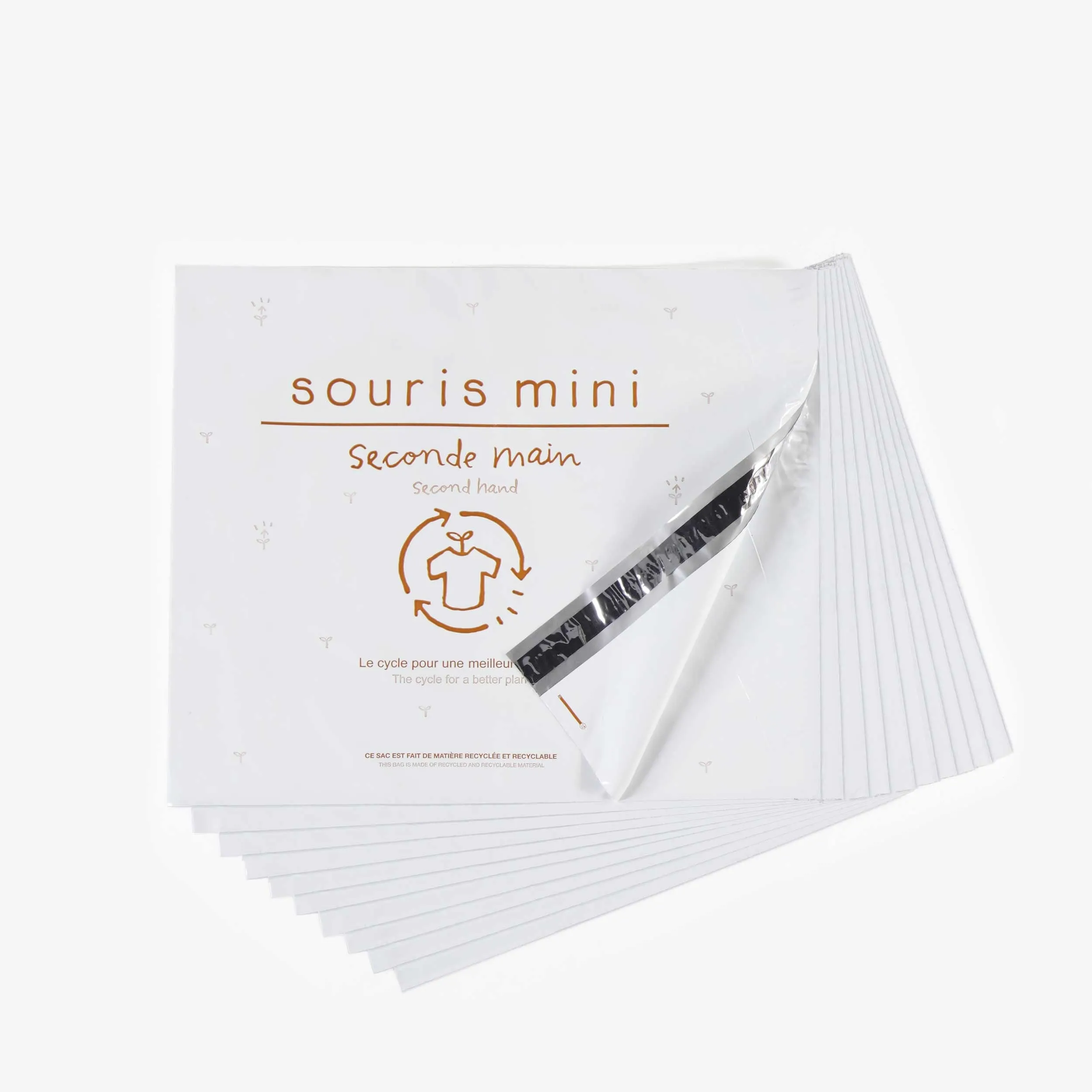 Sacs d’expédition seconde main, moyen format || Medium size shipping bags for second hand