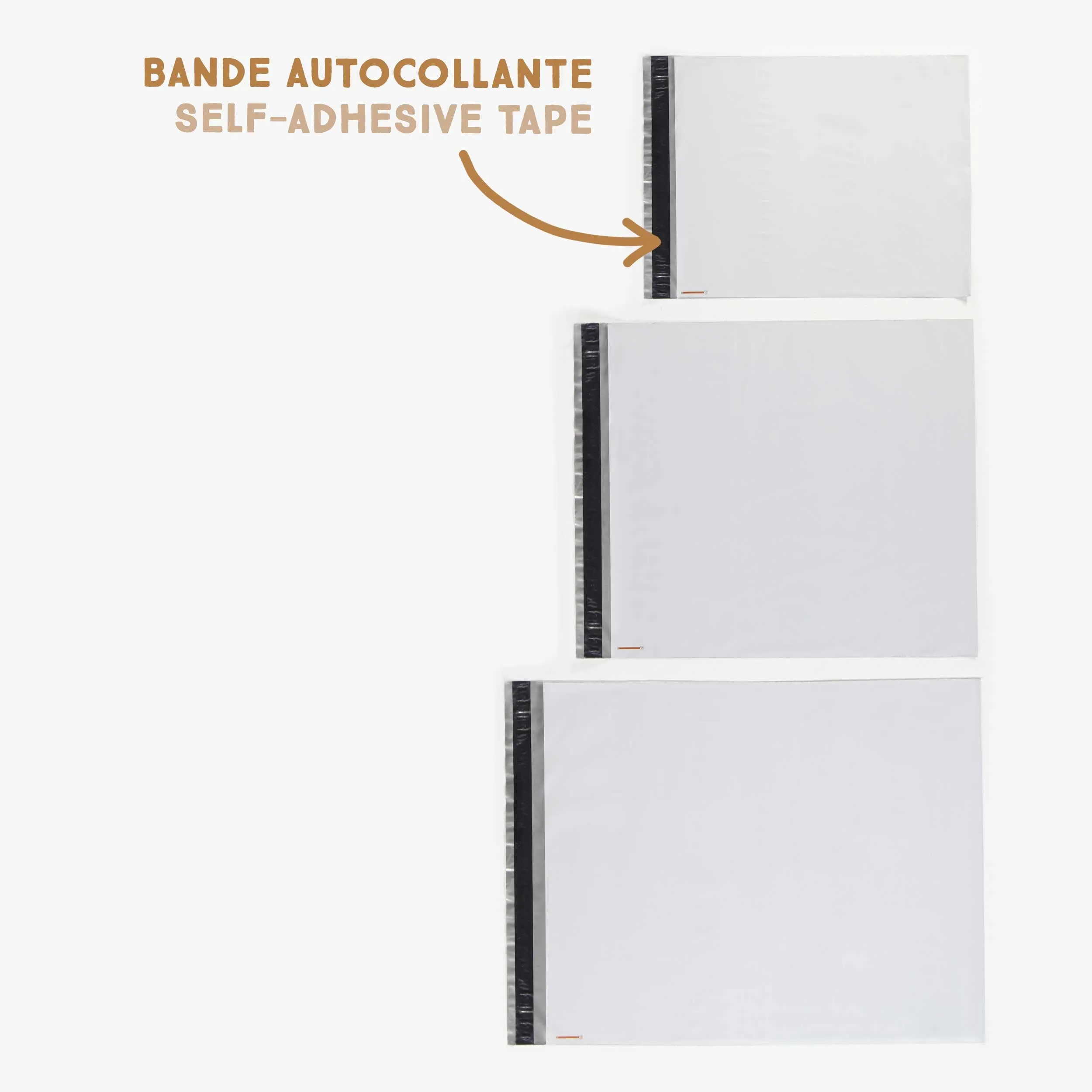 Sacs d’expédition seconde main, petit format || Small size shipping bags for second hand
