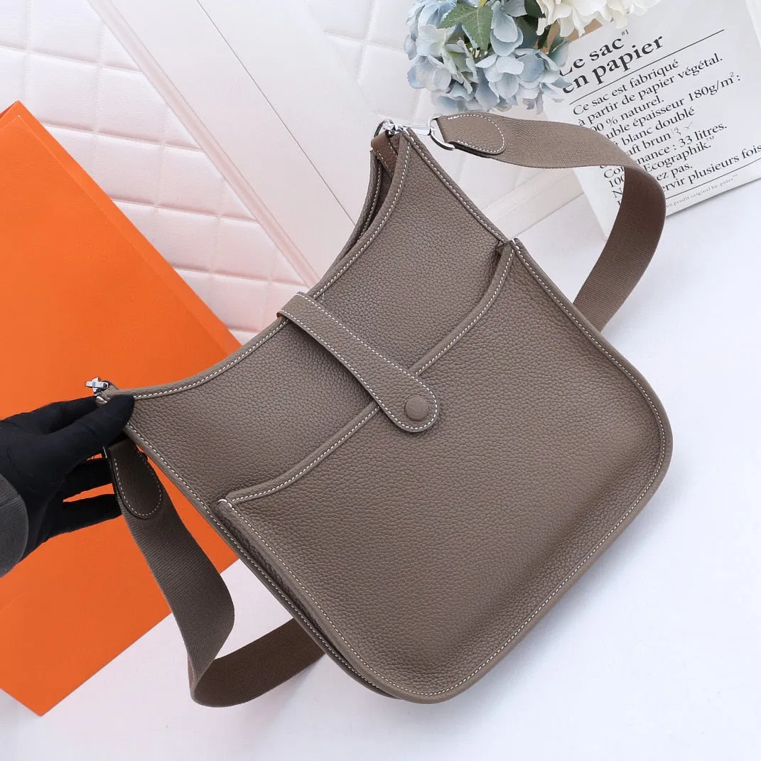 Saddle Calfskin leather bag