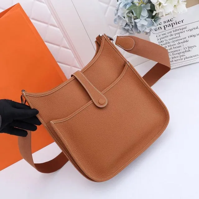 Saddle Calfskin leather bag