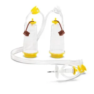 Sartorius 16476--------GBD Sterisart® system for liquids in closed, small volume containers, 120 mL, 0.45 μm, 10/pk