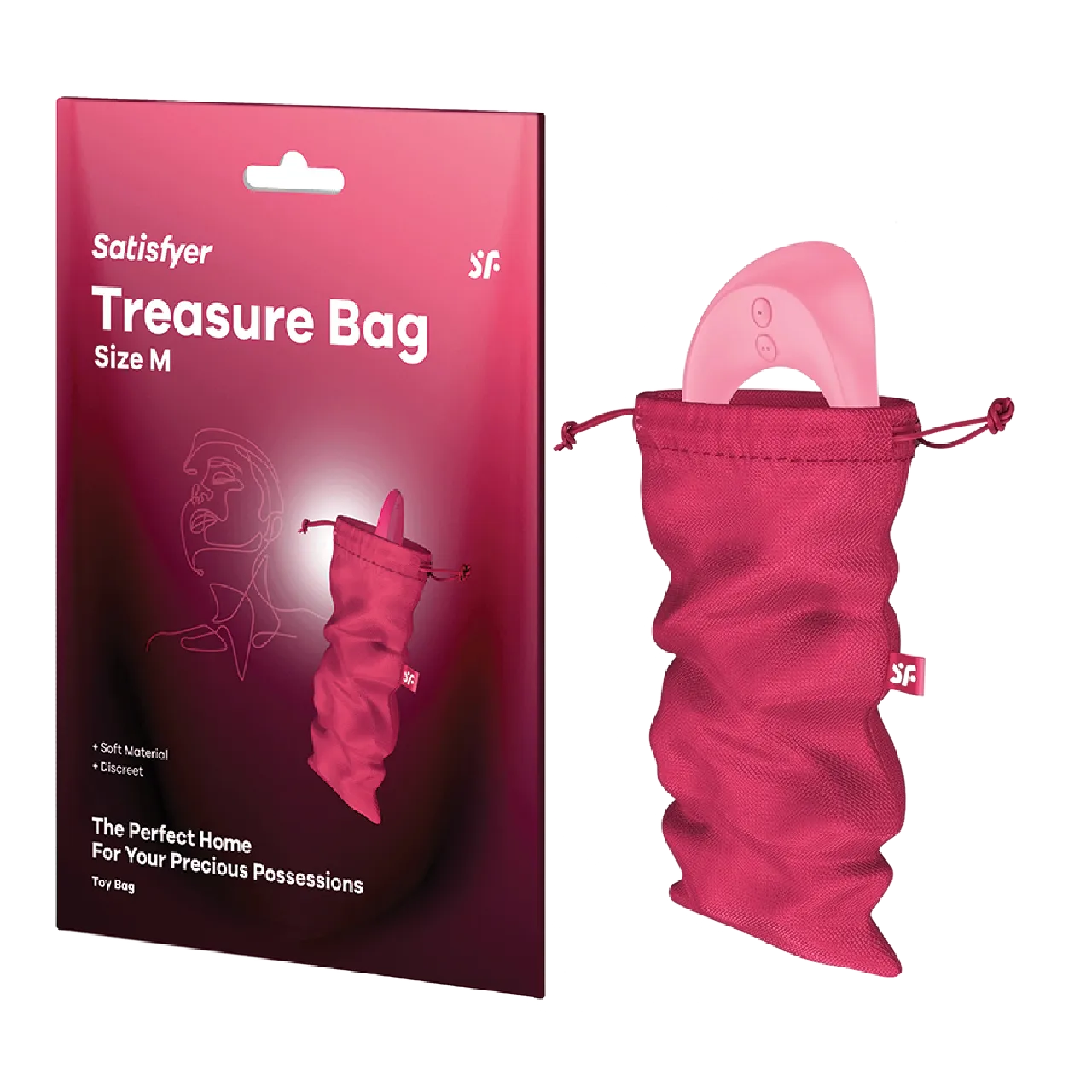 Satisfyer Treasure Bag M- Pink
