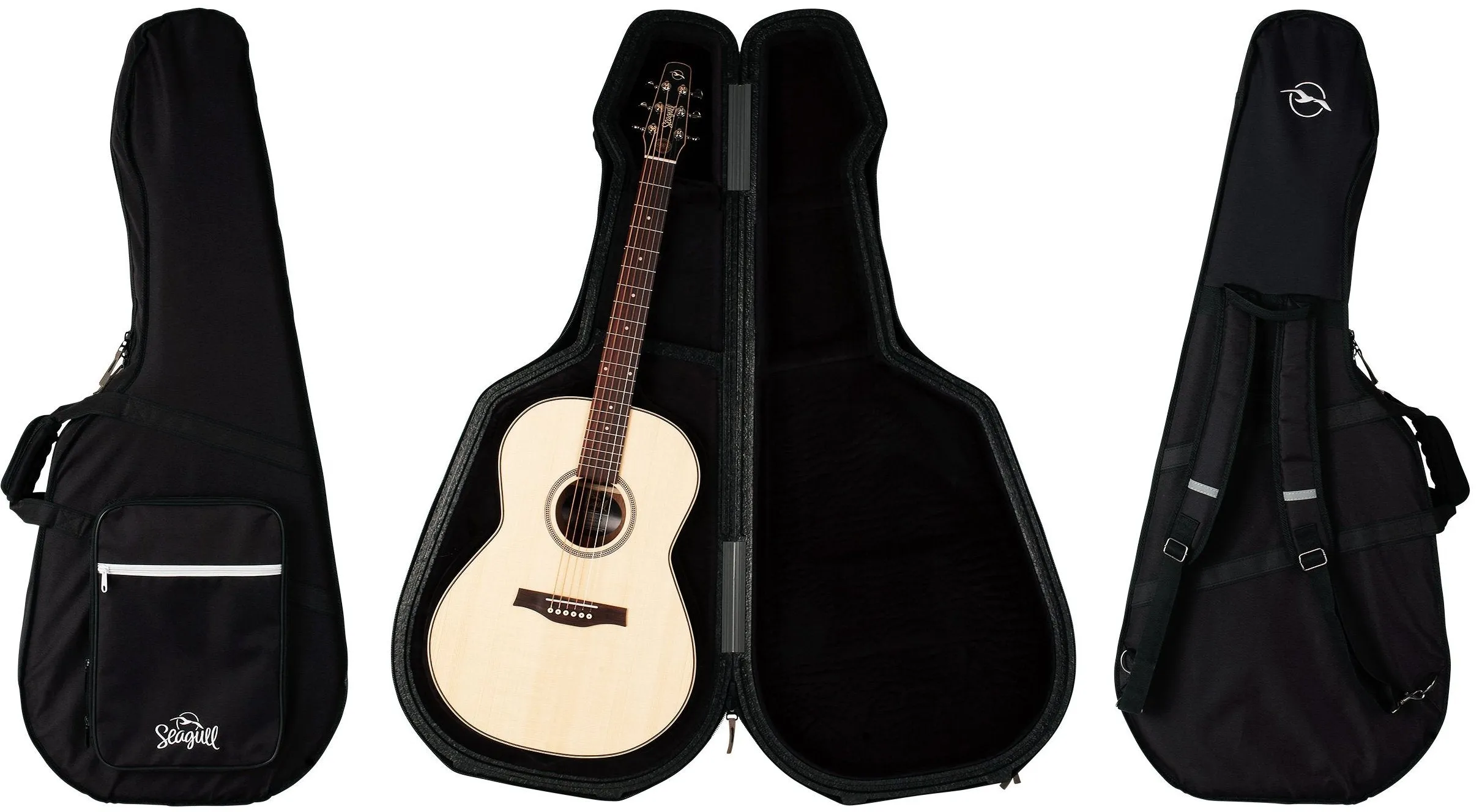SEAGULL TRIC CASE FOLK AND CONCERT HALL DELUXE 041466