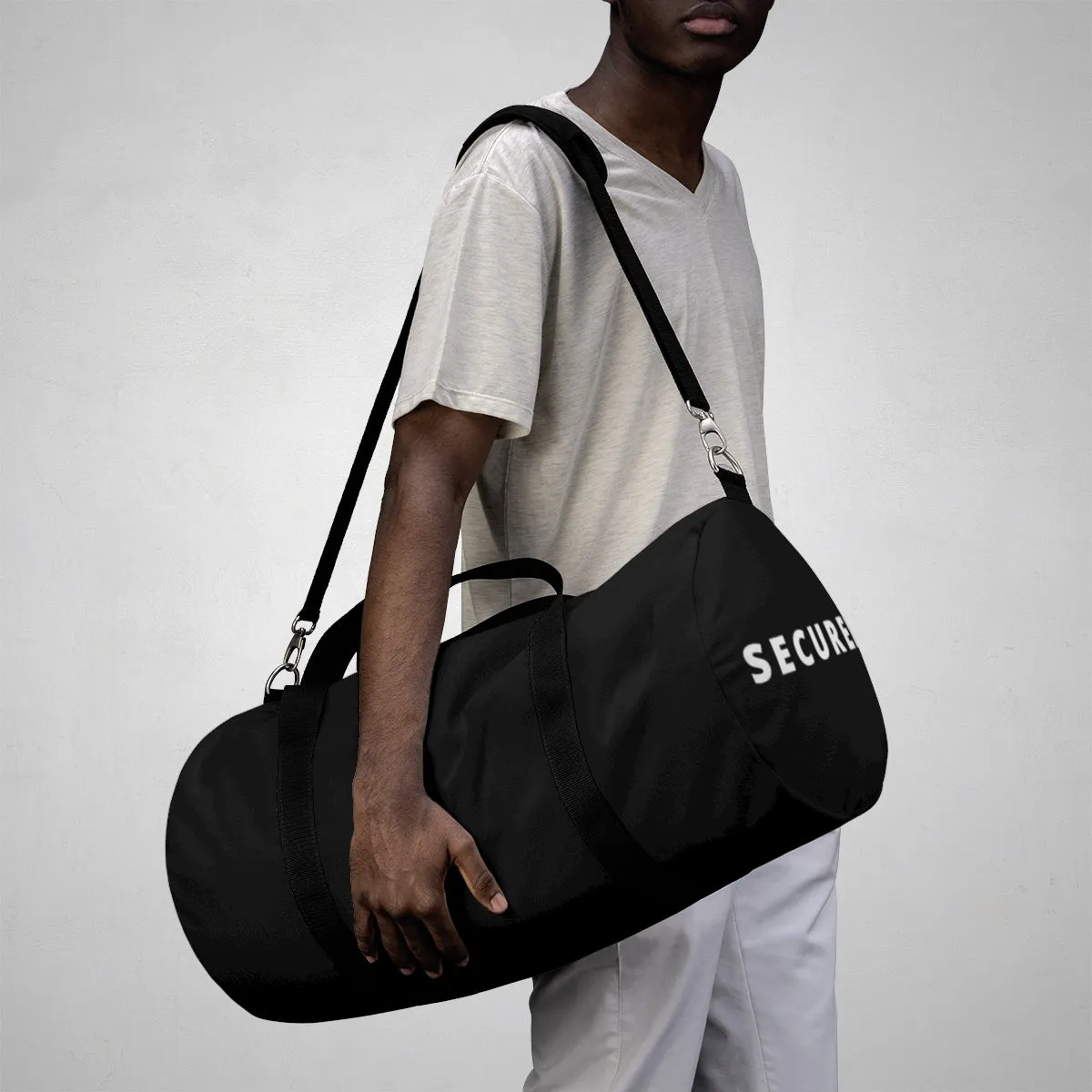Secure The Bag (Black Duffle)