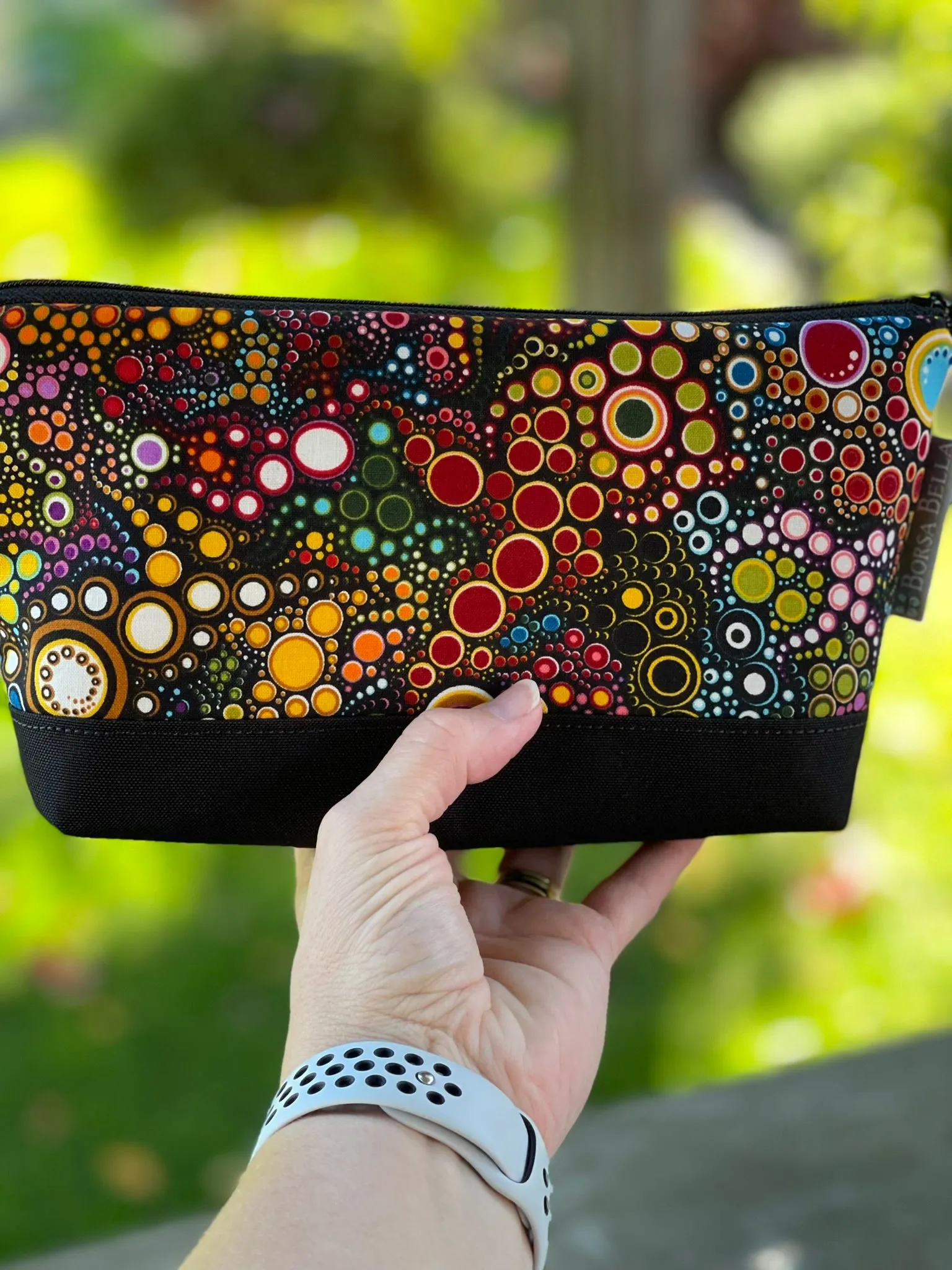 Side Kick Gusseted Zippered Pouch Fabric