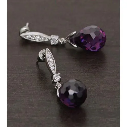 Silver Embellished Earring