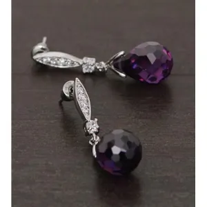 Silver Embellished Earring