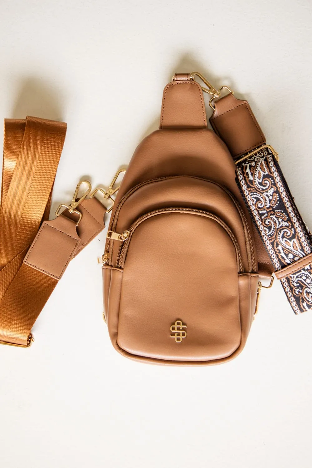 Simply Southern Sling Bag in Cocoa Brown | 0224-BAG-LTHR-SLING-COCOA