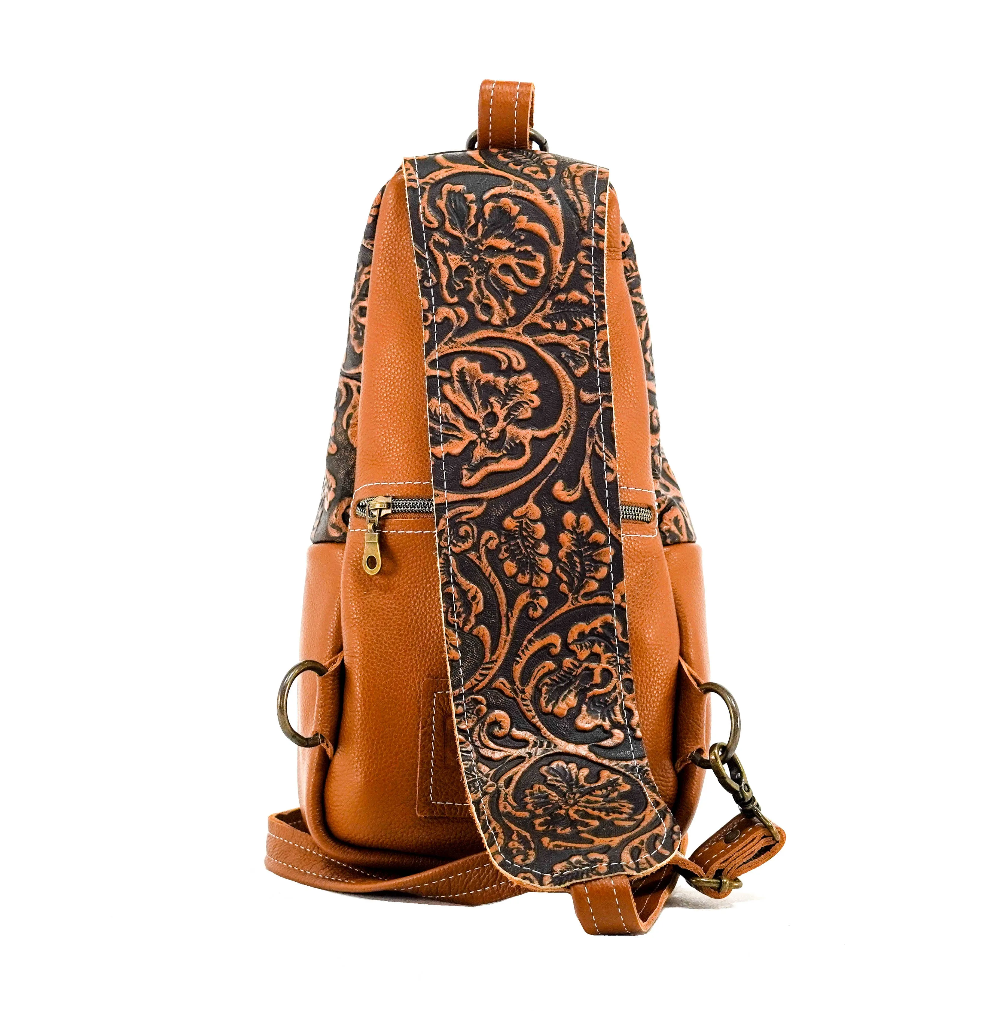 Sling Bag - Longhorn w/ Honey Tool