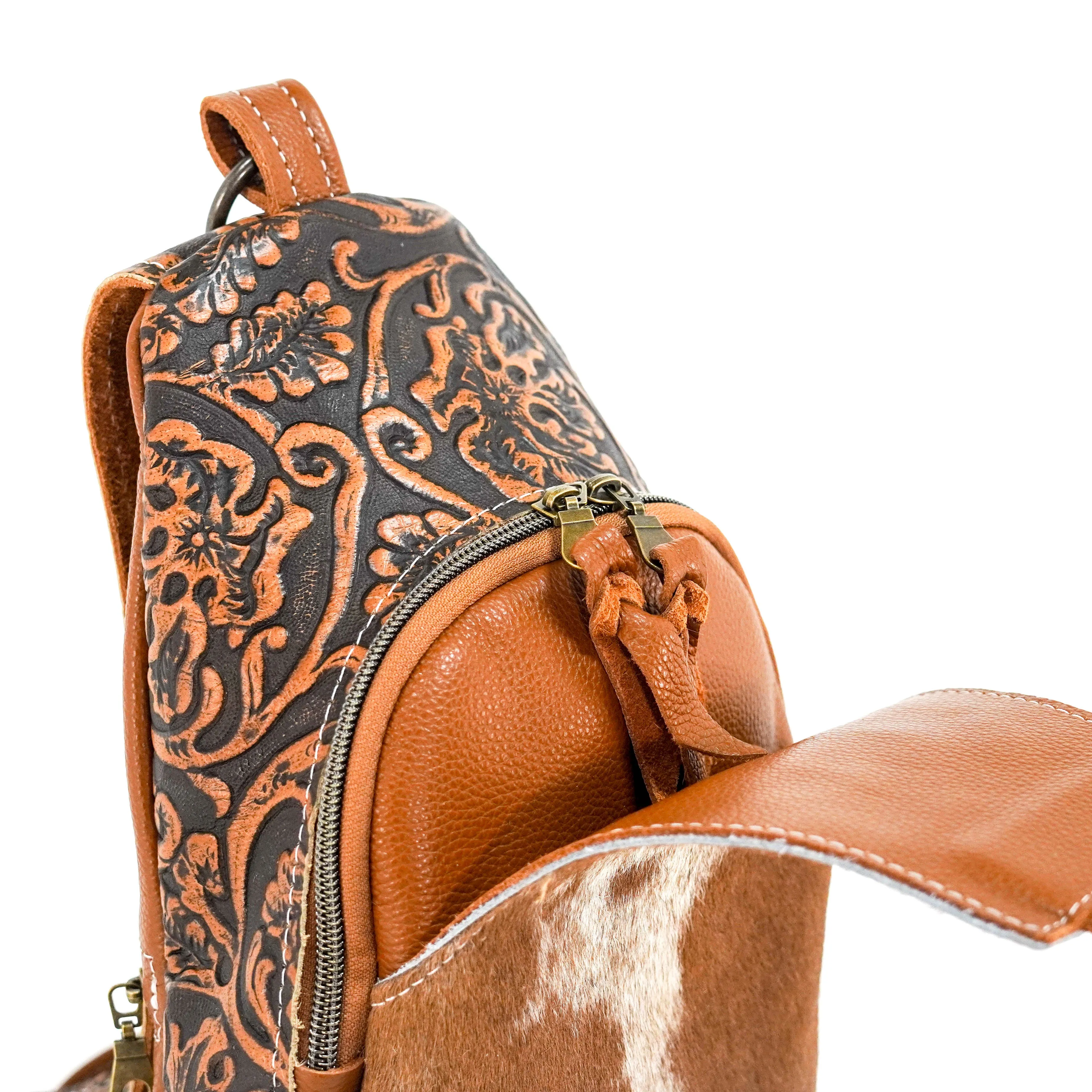 Sling Bag - Longhorn w/ Honey Tool