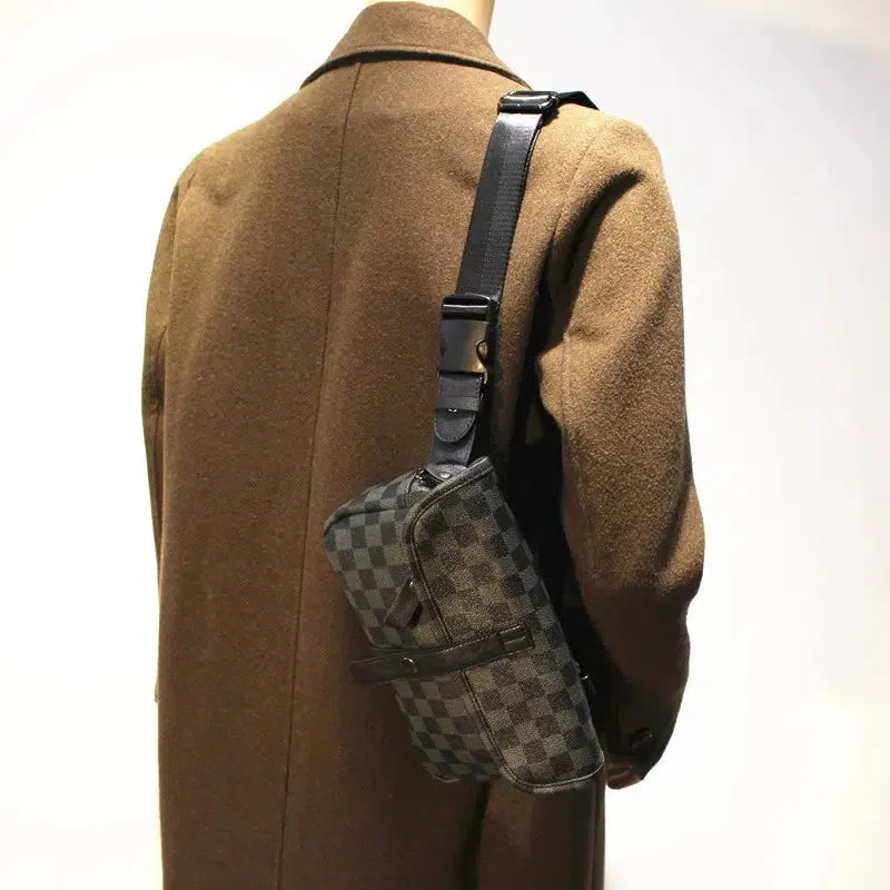 Small Checkered Crossbody Bag