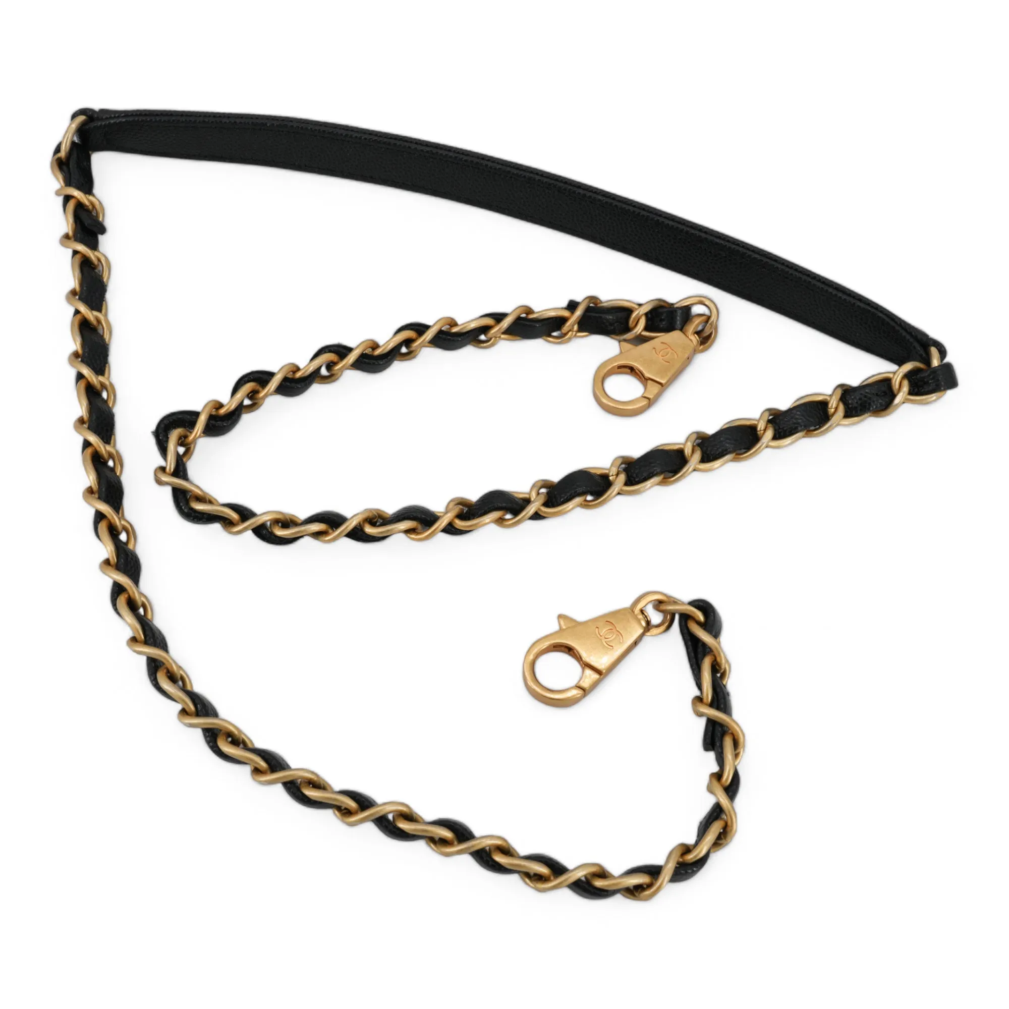 Small Coco Handle Bag with Python Handle in Black Caviar