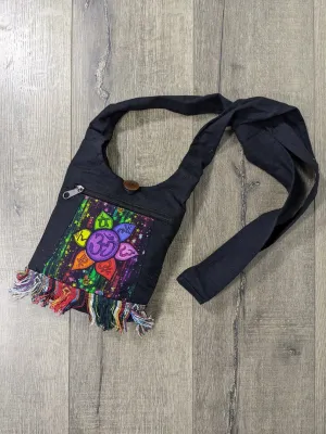 Small Shoulder Bag With Chakra Flower