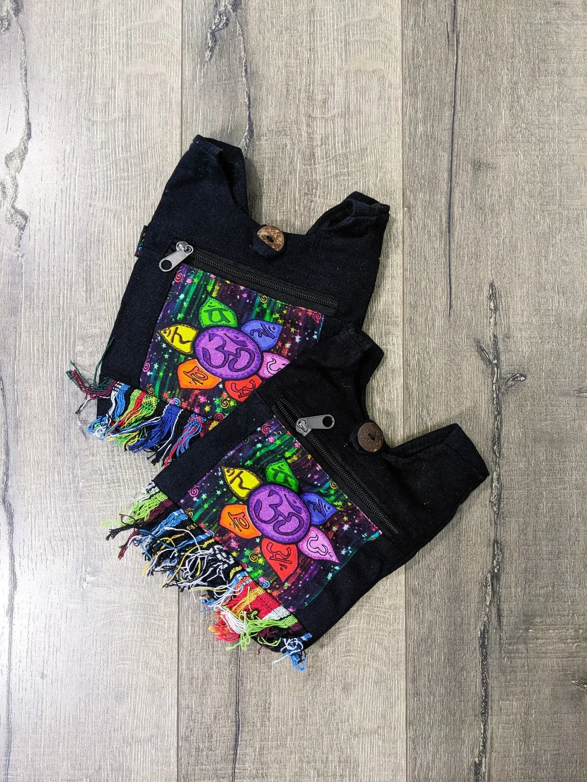 Small Shoulder Bag With Chakra Flower