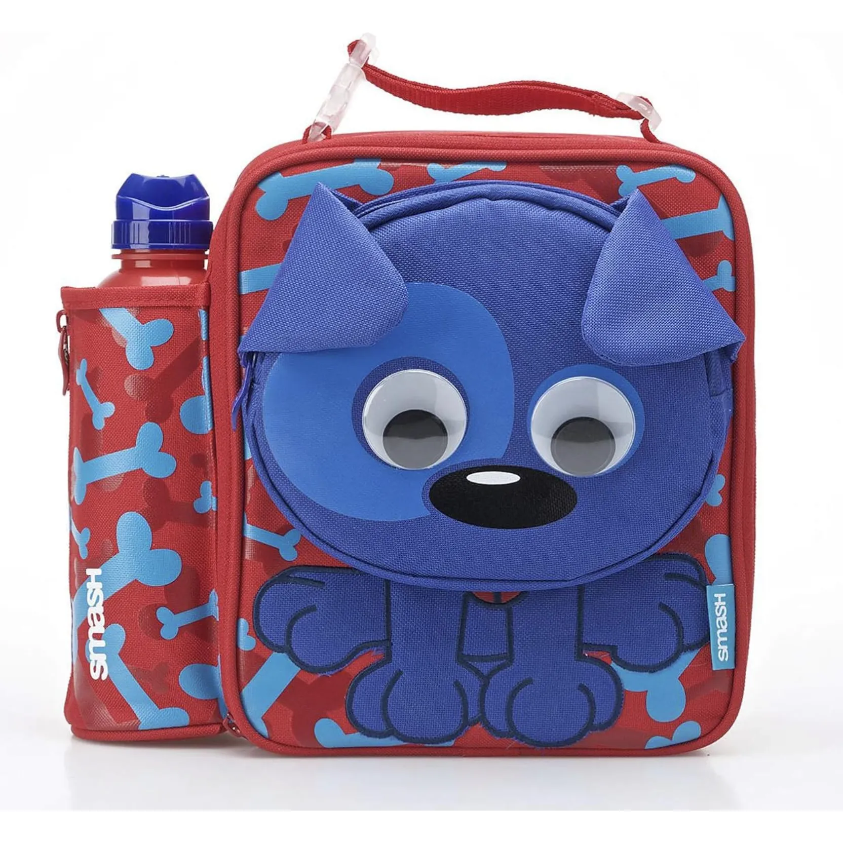 SMASH Kids Lunch Bag & Bottle Insulated Animal Theme Dog