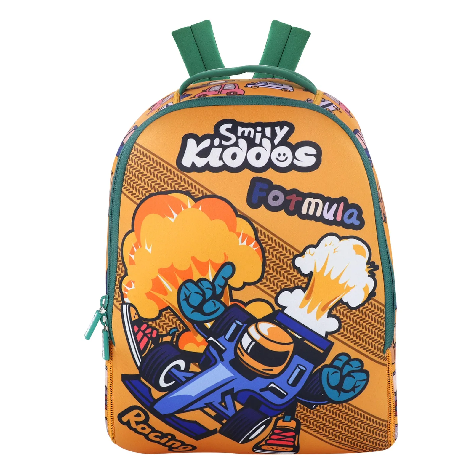 Smily Kiddos Junior Backpack Racing Theme