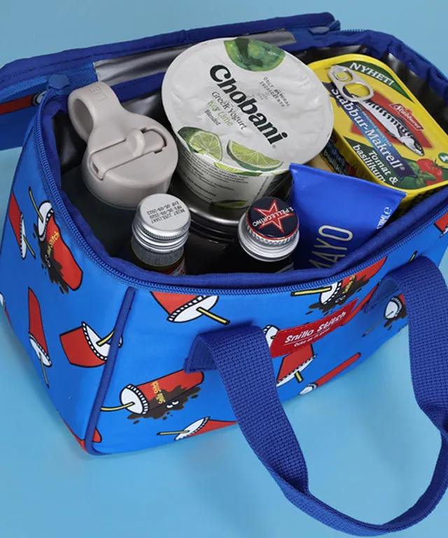 SNILLO STITCH Daily Lunch Cooler Bag Coke - Blue