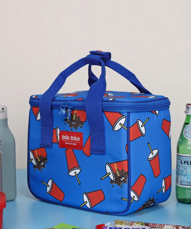 SNILLO STITCH Daily Lunch Cooler Bag Coke - Blue