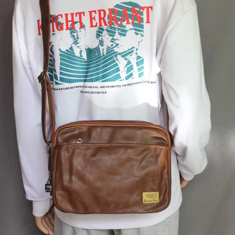 Soft Leather Messenger Bag