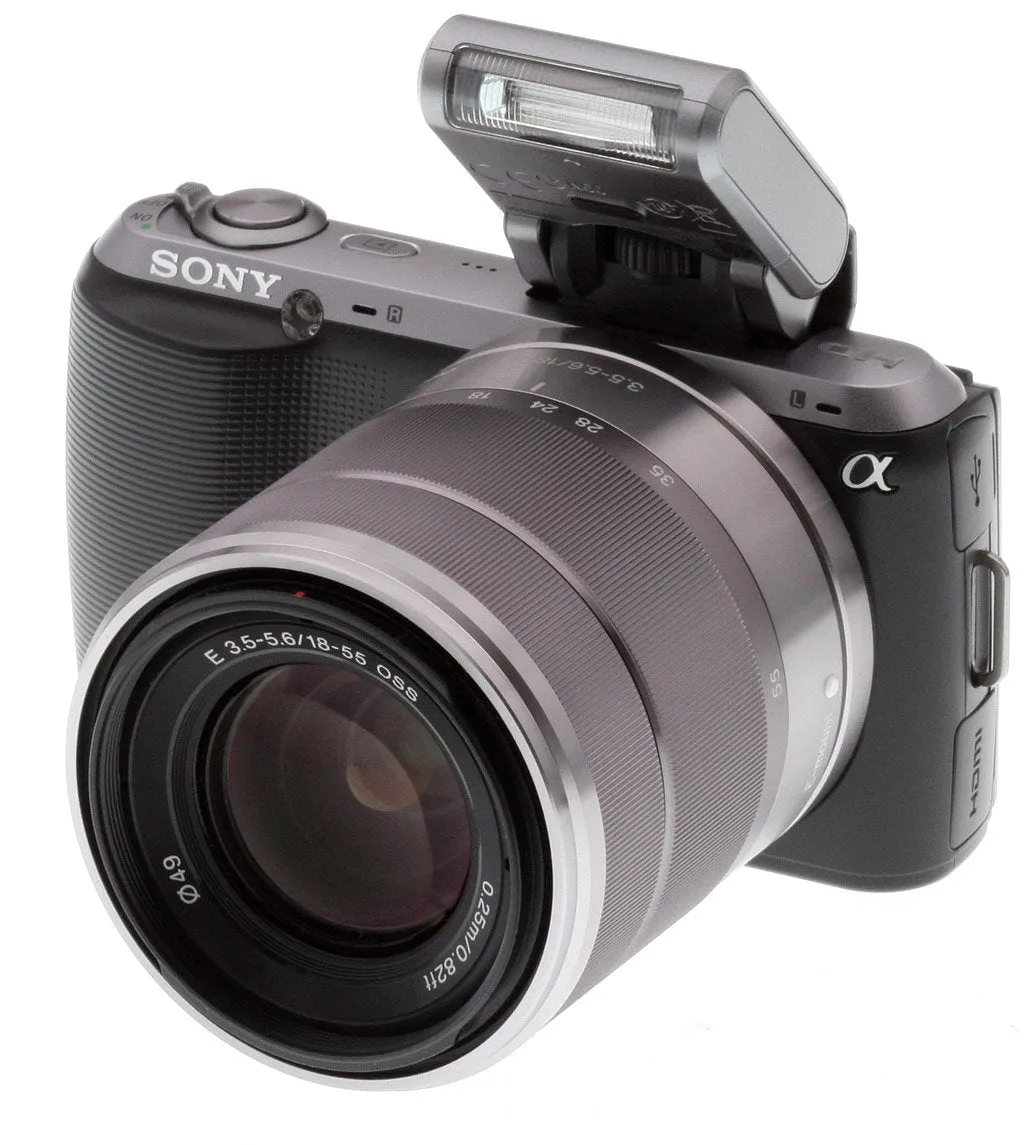 Sony Alpha NEX-C3 Digital Camera with 18-55mm Lens (Black)