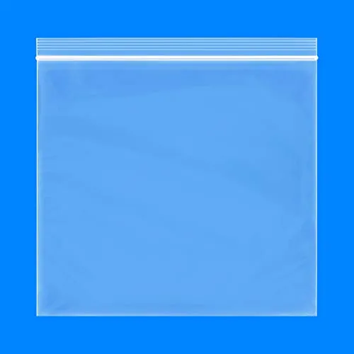 Spartan Industrial - 12” X 12” (500 Pack) 2 Mil Clear Reclosable Zip Plastic Poly Bags with Resealable Lock Seal Zipper