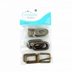 Spring Sling Hardware Kit - Antique Brass