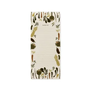 Spring Veggie Market List Notepad