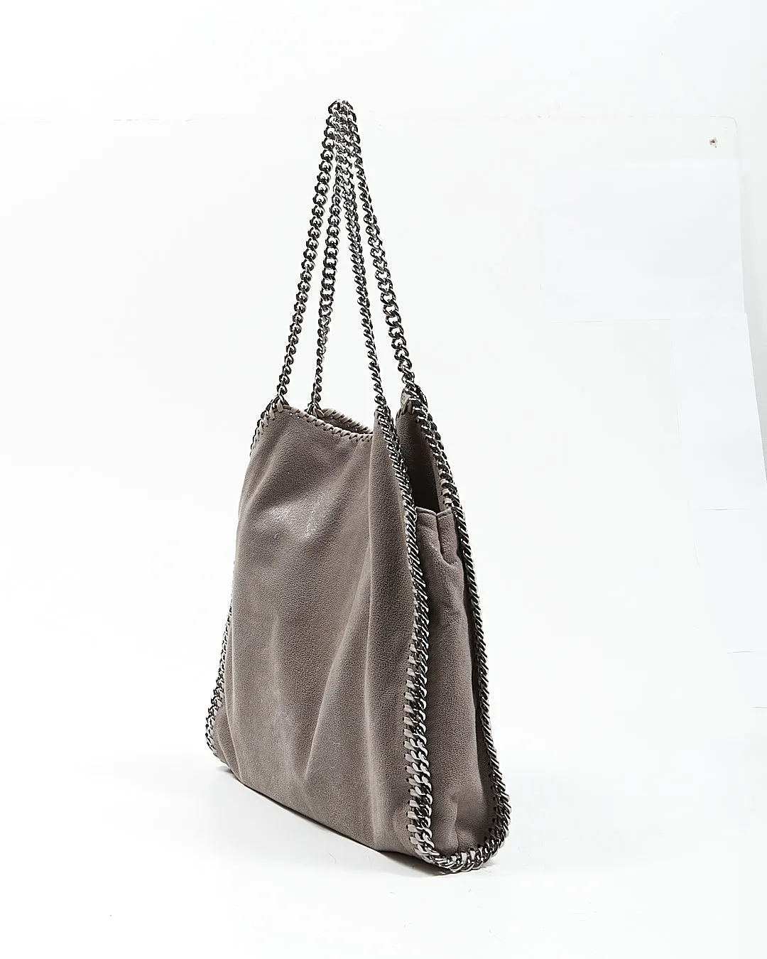Stella McCartney Grey 2 Chain Falabella Shoulder Bag