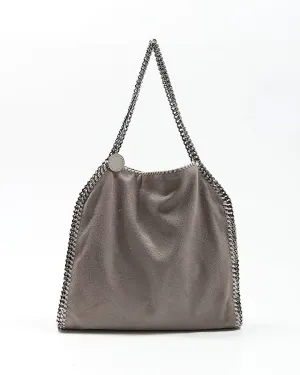 Stella McCartney Grey 2 Chain Falabella Shoulder Bag