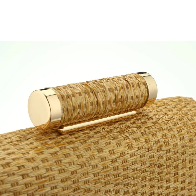 Straw Clutch Handbag