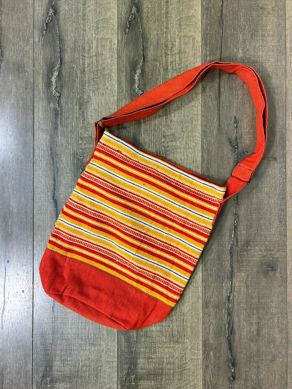 Striped Shoulder Bag