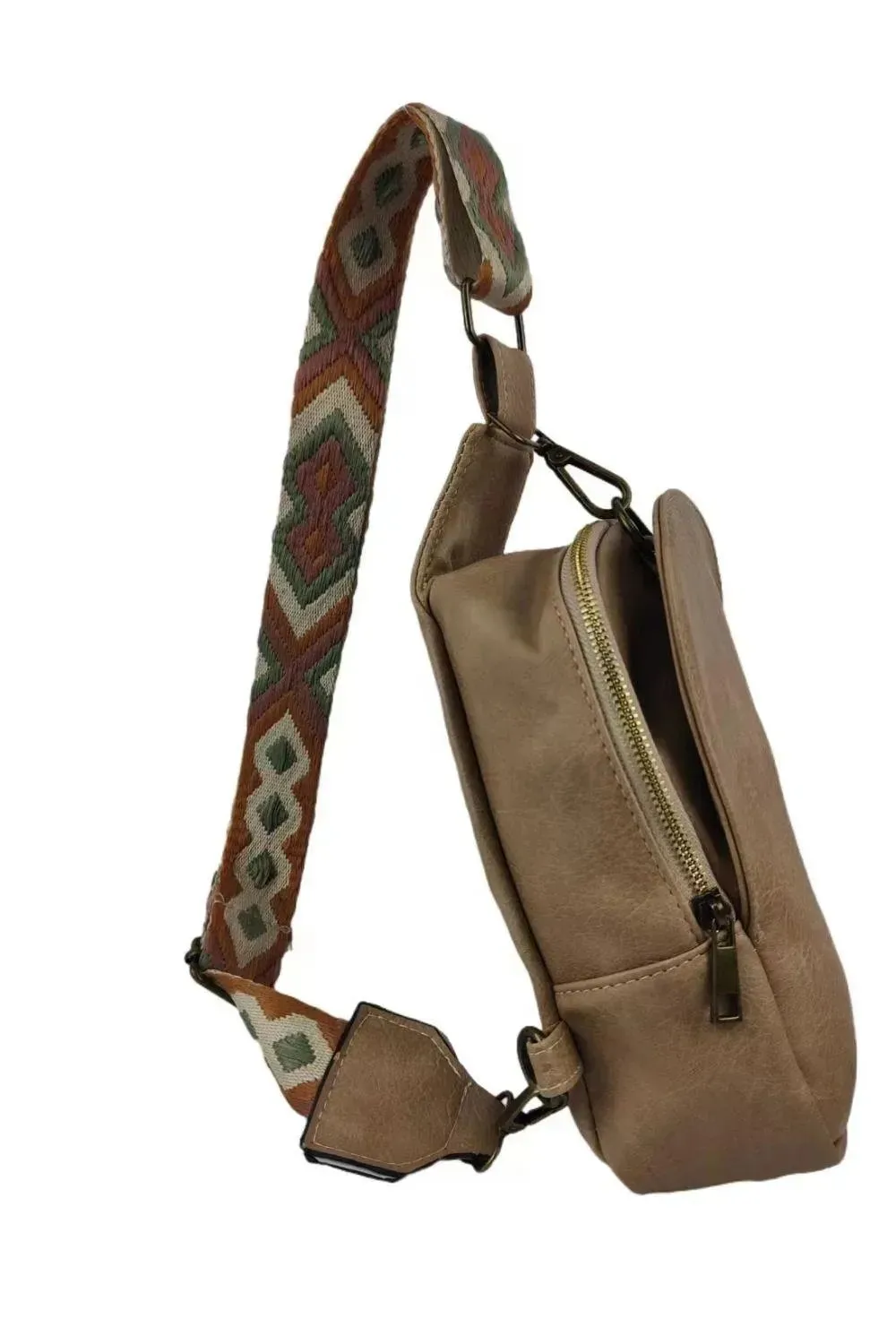 Stylish Adjustable PU Leather Sling Bag - Look Great On the Go!