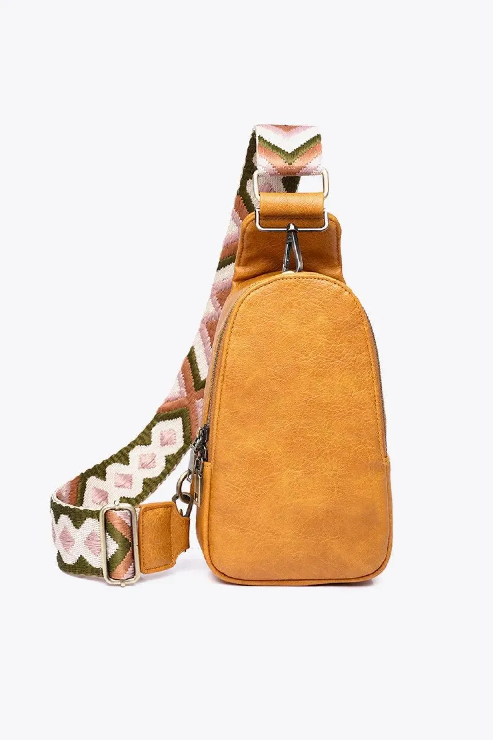 Stylish Adjustable PU Leather Sling Bag - Look Great On the Go!