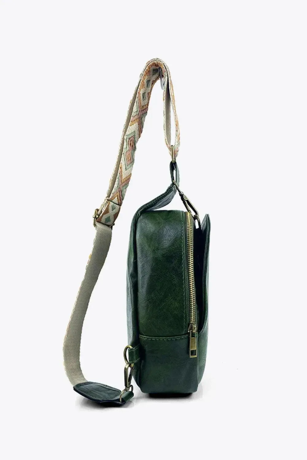 Stylish Adjustable PU Leather Sling Bag - Look Great On the Go!