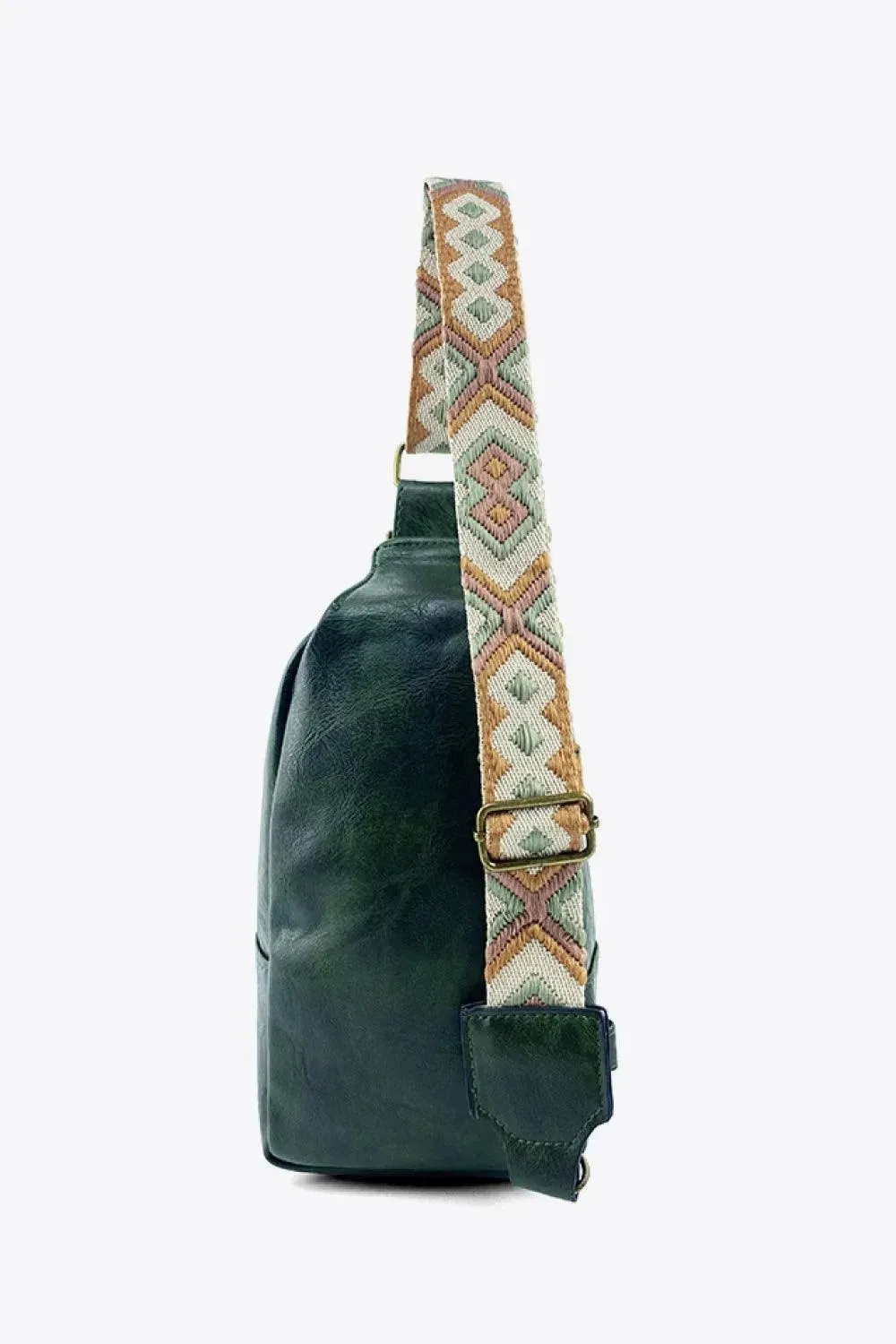 Stylish Adjustable PU Leather Sling Bag - Look Great On the Go!