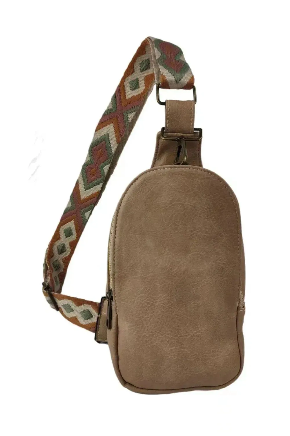 Stylish Adjustable PU Leather Sling Bag - Look Great On the Go!