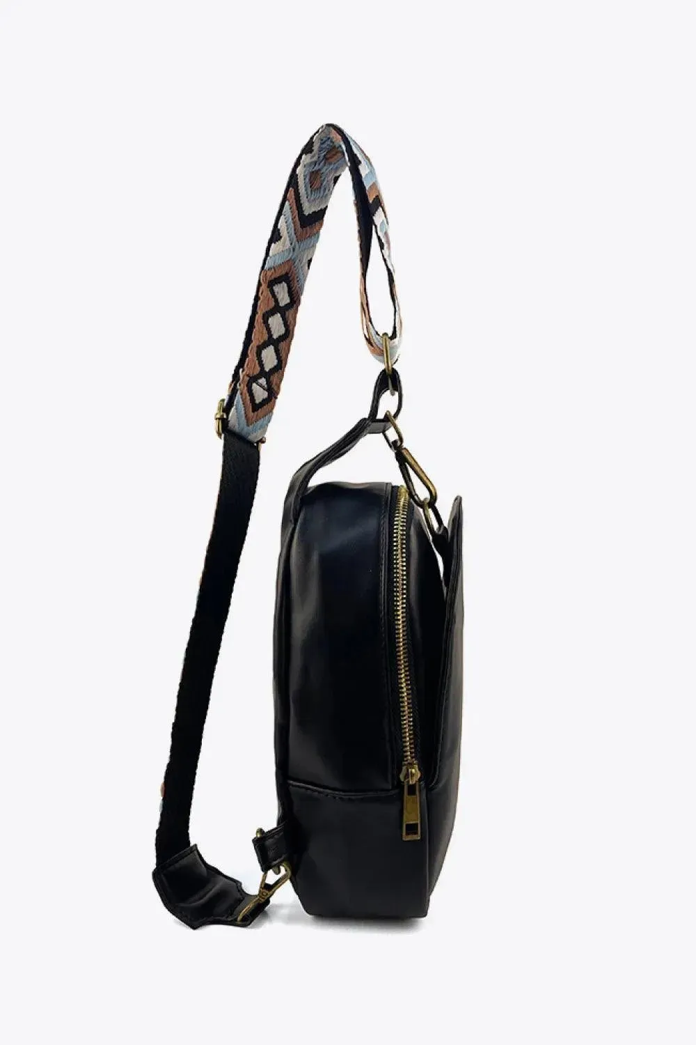 Stylish Adjustable PU Leather Sling Bag - Look Great On the Go!