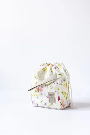 Summer flowers pattern Project Bag. Small.