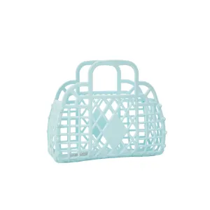 Sun Jellies Retro Basket Mini - Blue