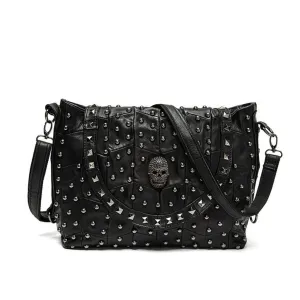 Super Hot Selling Women's Genuine Leather Skull Shoulder Bag