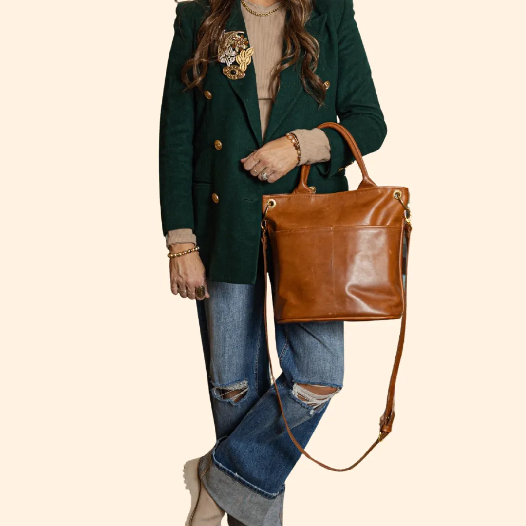 Sutton Jr Tote with Handles MADE TO ORDER
