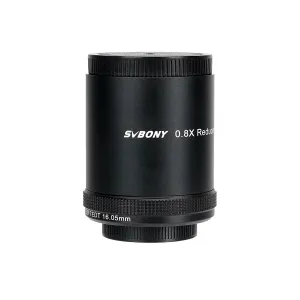 SVBONY SV209 Focal Reducer/Field Flattener 0.8x for SV550 122F7 Triplet APO Refractor Black - W9161B