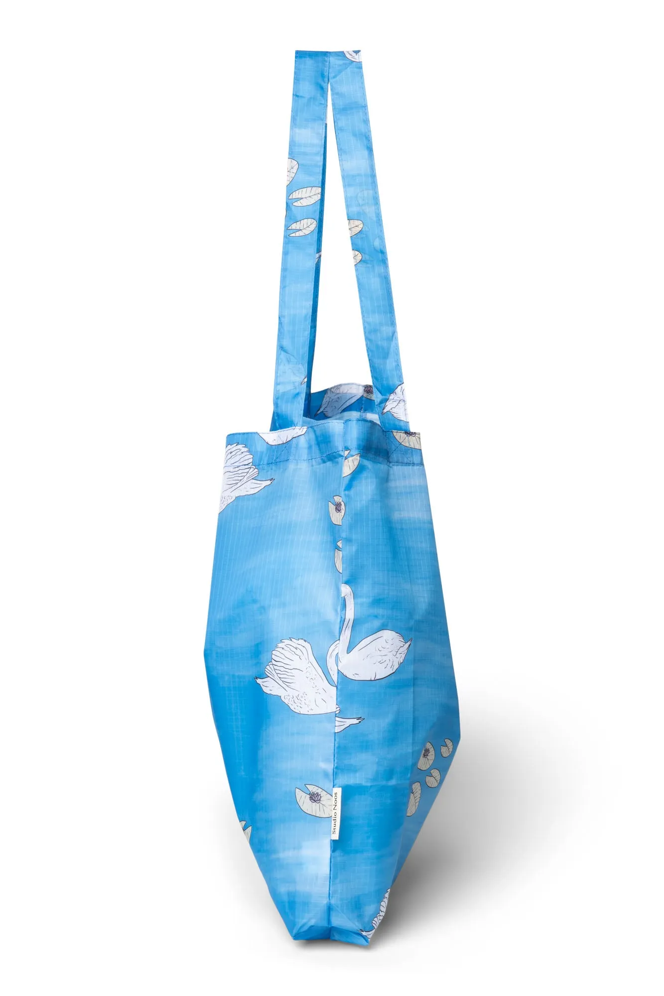 Swan Blue Grocery Bag